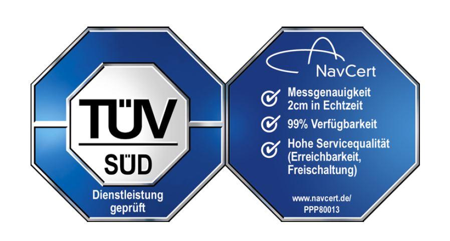 TÜV-Süd-Prüfsiegel